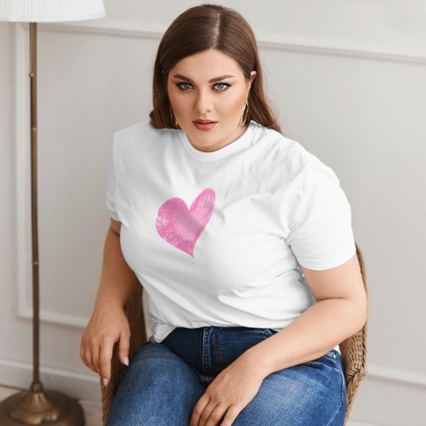 Plus Size Women's Short-sleeved T-shirt - Image 7